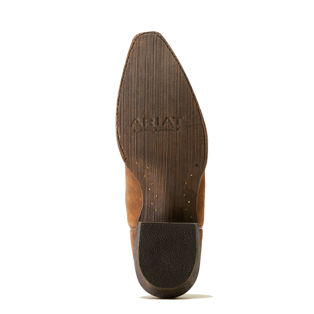 
                  
                    Outsole of Ariat Women's Jukebox Western Boot in Dark Ginger Suede
                  
                