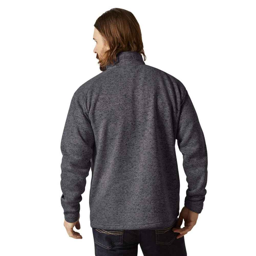 
                  
                    Person wearing a gray fleece jacket on a white background
                  
                