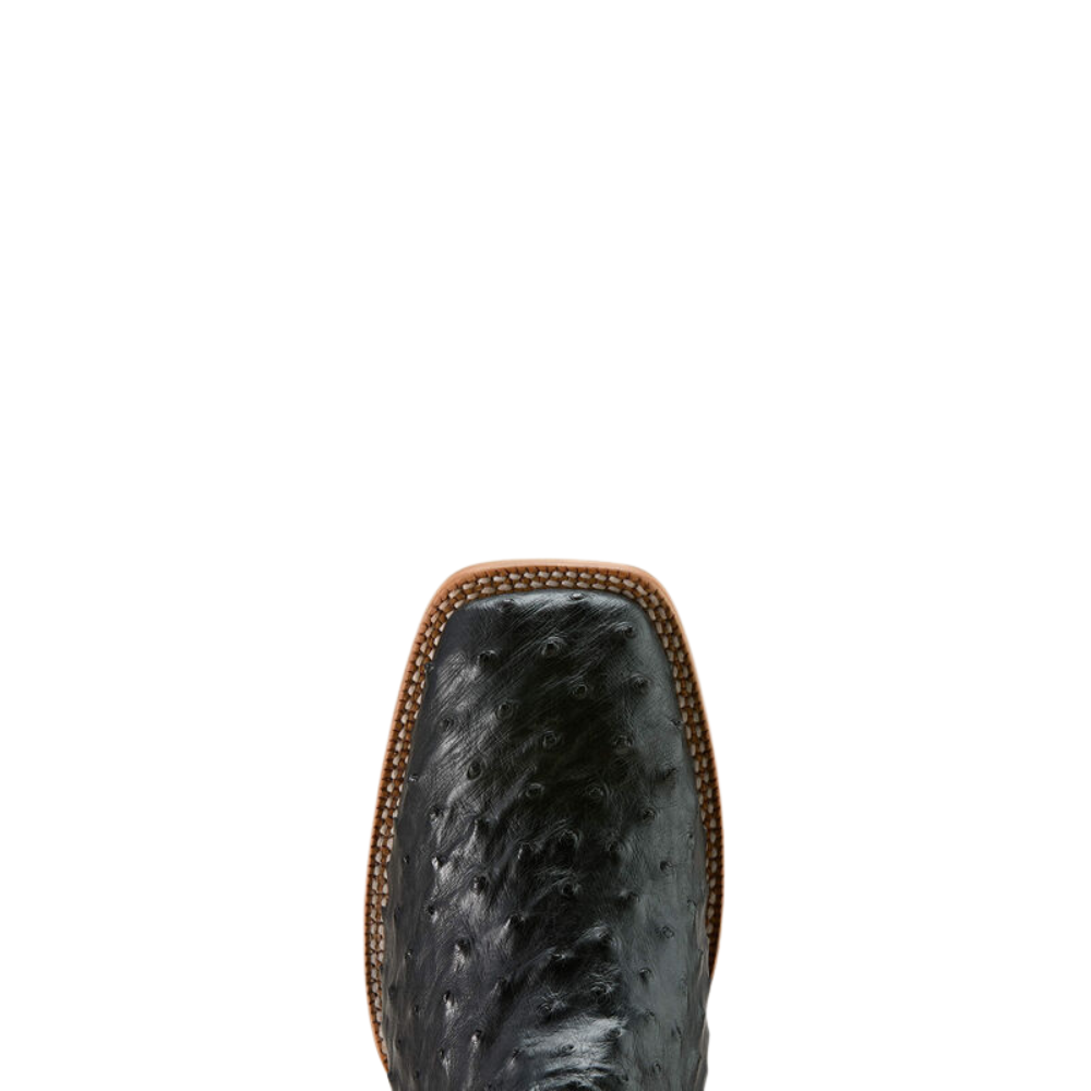 
                  
                    Toe box of Ariat Men's Drifter Wide Square Toe Cowboy Boot, Black Full Quill Ostrich
                  
                