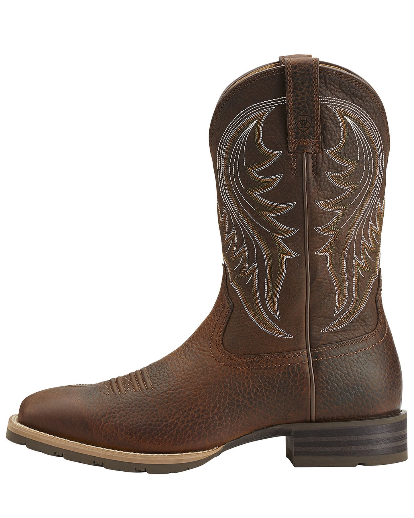 Side Profile of Ariat Men's Hybrid Rancher Square Toe Western Boot