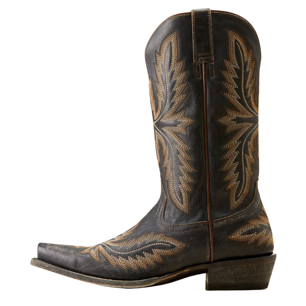 Side of Ariat Men's Ryman Western Boot, Old West Black