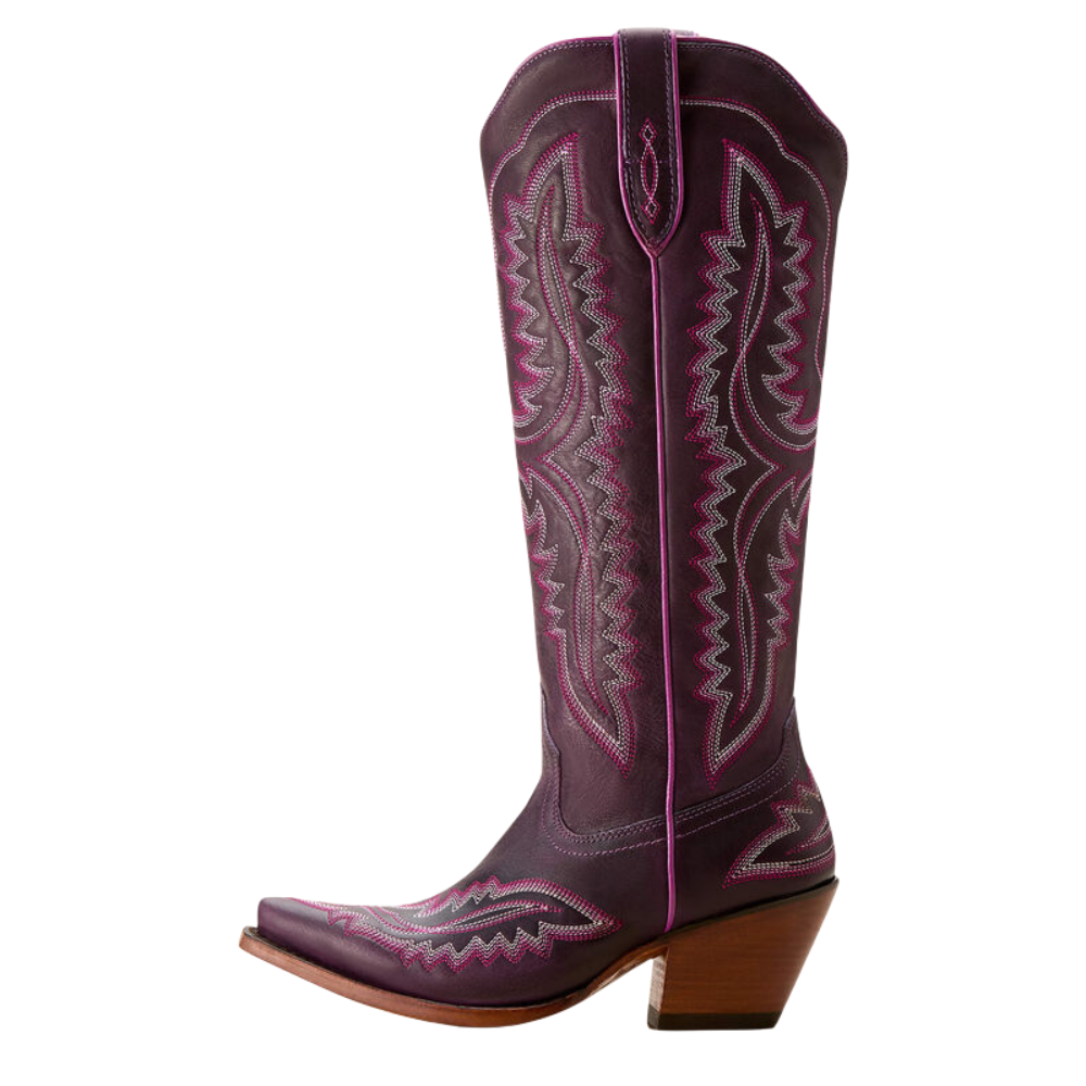 Side of Ariat Women's Casanova X Toe Western Boot, Deep Amethyst