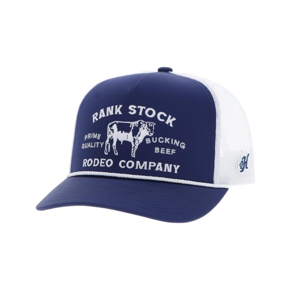 HOOEY Rank Stock Navy/White Trucker Cap