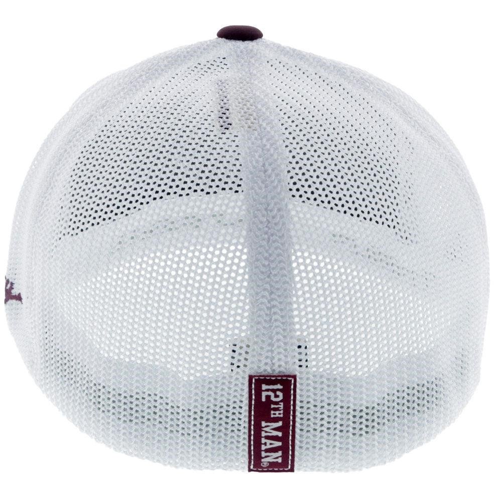 
                  
                    White mesh cap with '12th Man' logo on a white background
                  
                