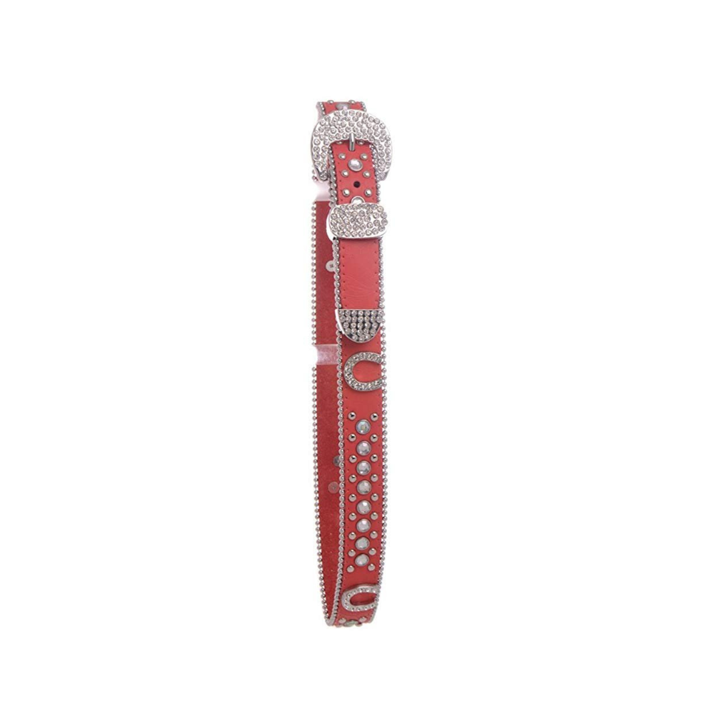 
                  
                    Kamberley Genuine Leather, Detachable Buckle Youth Belt, Red
                  
                