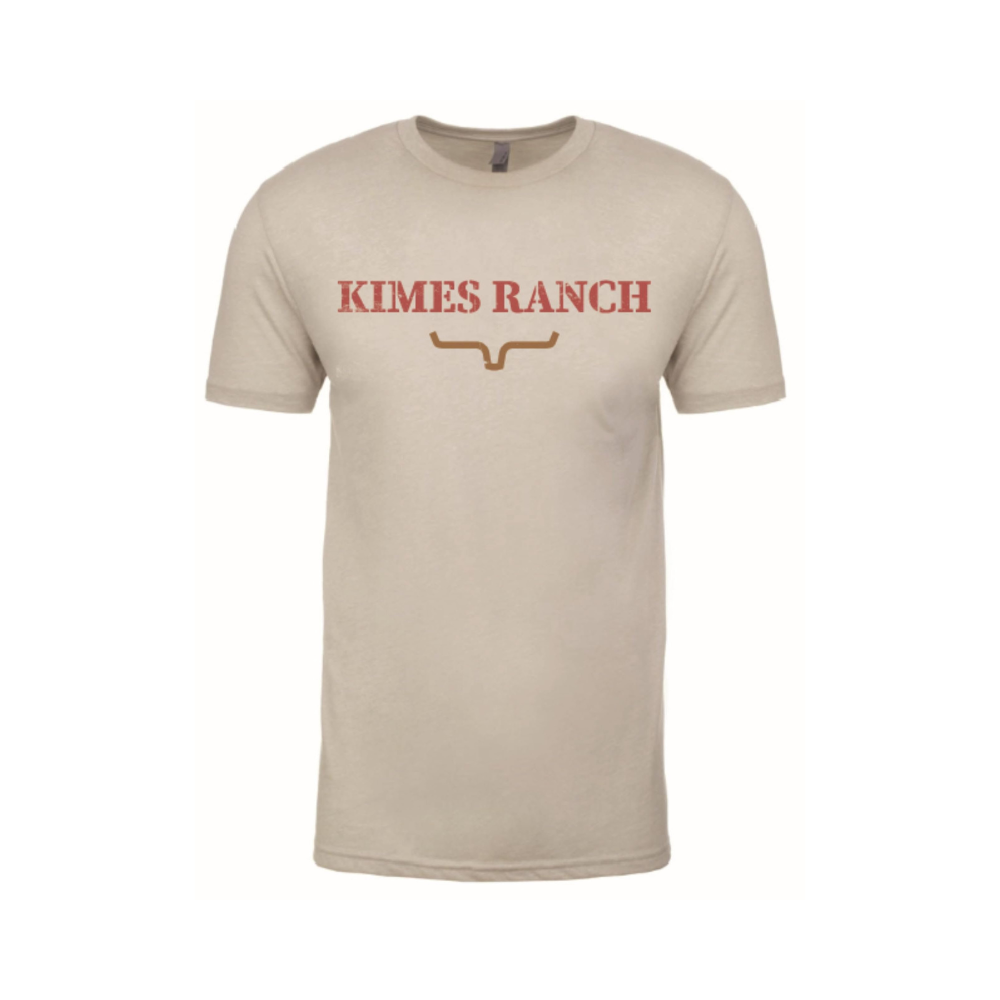 
                  
                    Kimes Ranch Men's Pressed T-Shirt in Sand
                  
                