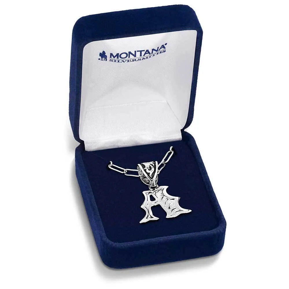 
                  
                    Montana Silversmiths Western Silver Initial Pendant Necklace in Gift Box
                  
                