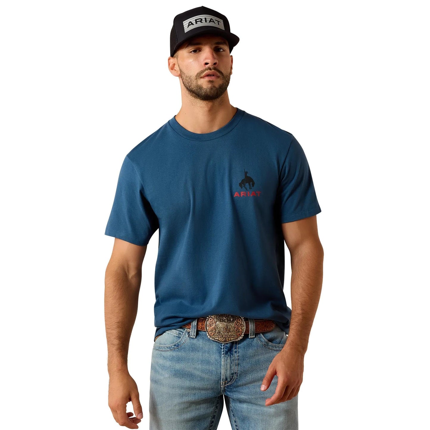 Ariat flag bronco shirt