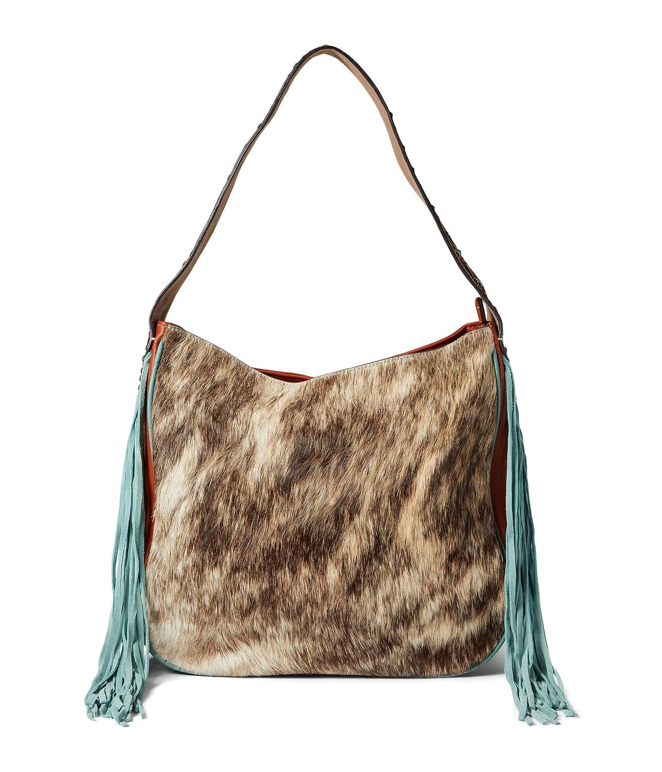 Ariat Women's Lorelei Shoulder Bag in tan featuring genuine leather, Western-inspired styling, spacious shoulder design, and everyday functionality.