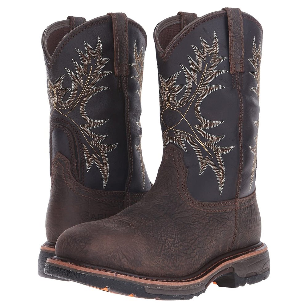 Ariat WorkHog waterproof composite toe work boot designed for all-day comfort, rugged durability, and dependable jobsite performance.
