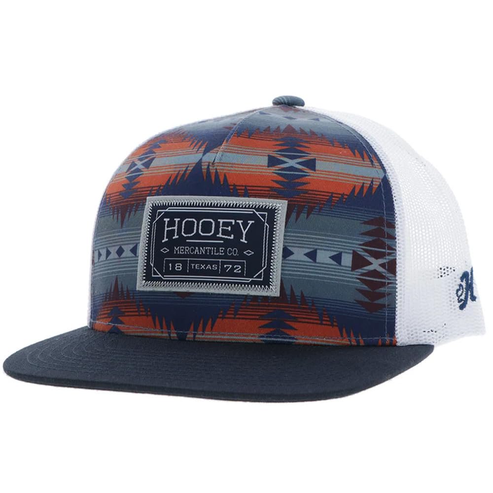 Doc Hat Navy White Aztec Snapback Western Cap
