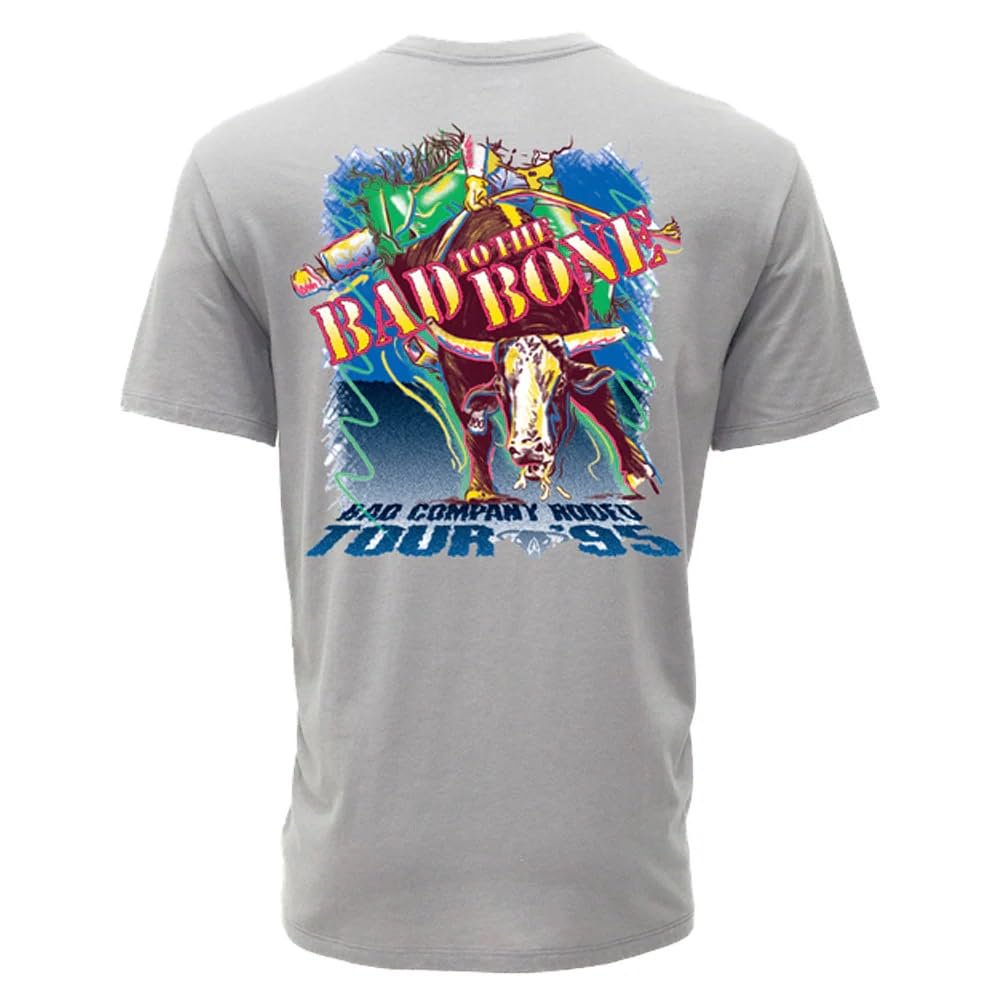 Back View of HOOEY Men's Bad Company Bad To The Bone T Shirt