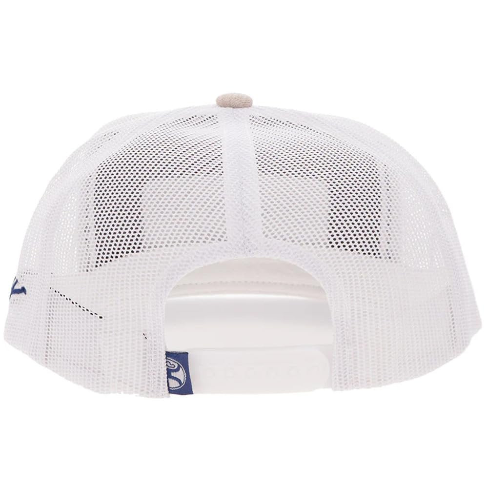 Cream Blue Western Hat with Rope Detail Hooey