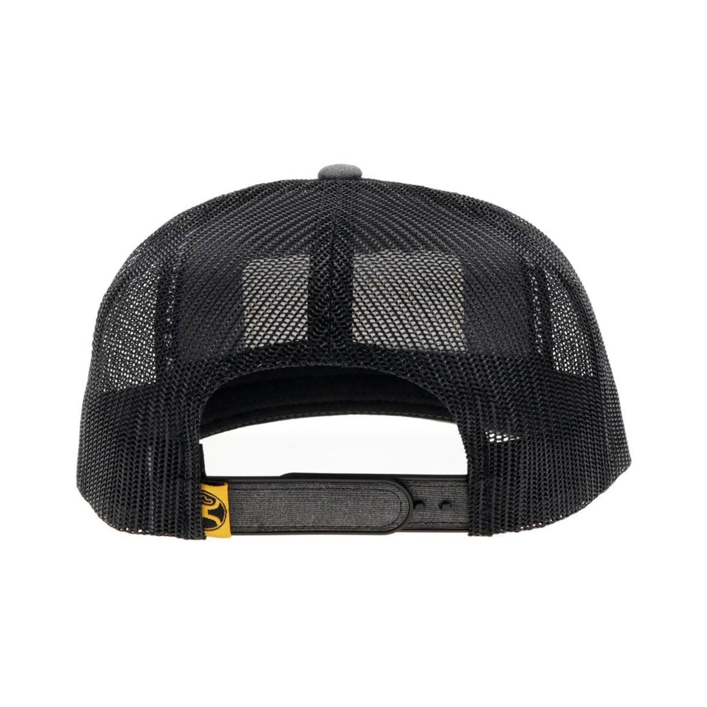 Back View of HOOEY Rank Stock Mesh Back Trucker Hat