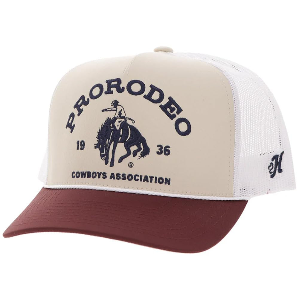 Western Snapback Hat with Rope Detail Hooey prca