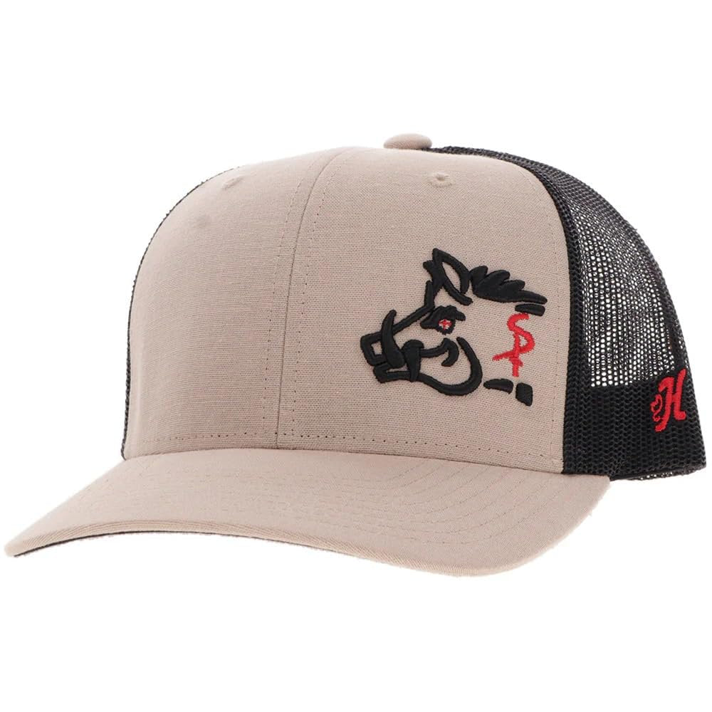 Hooey Sniper Pig Hat Western Trucker Snapback Cap
