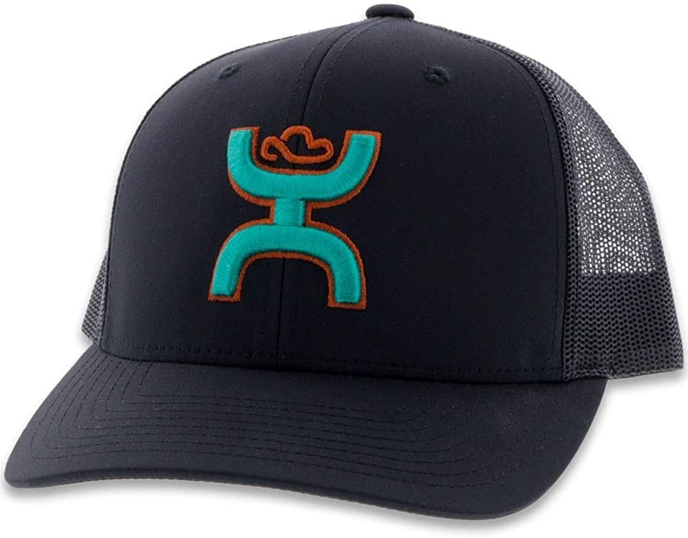 HOOEY Sterling Black Snapback Western Hat Front Angle View