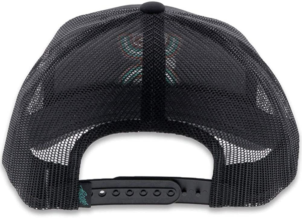 Back View of HOOEY Sterling Black Snapback Hat