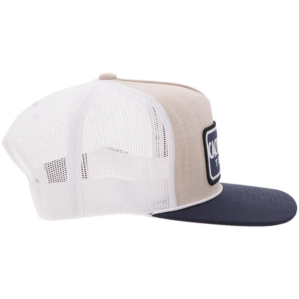 Hooey CR124 Cactus Ropes Hat Cream Blue – Western Snapback Rope Cap