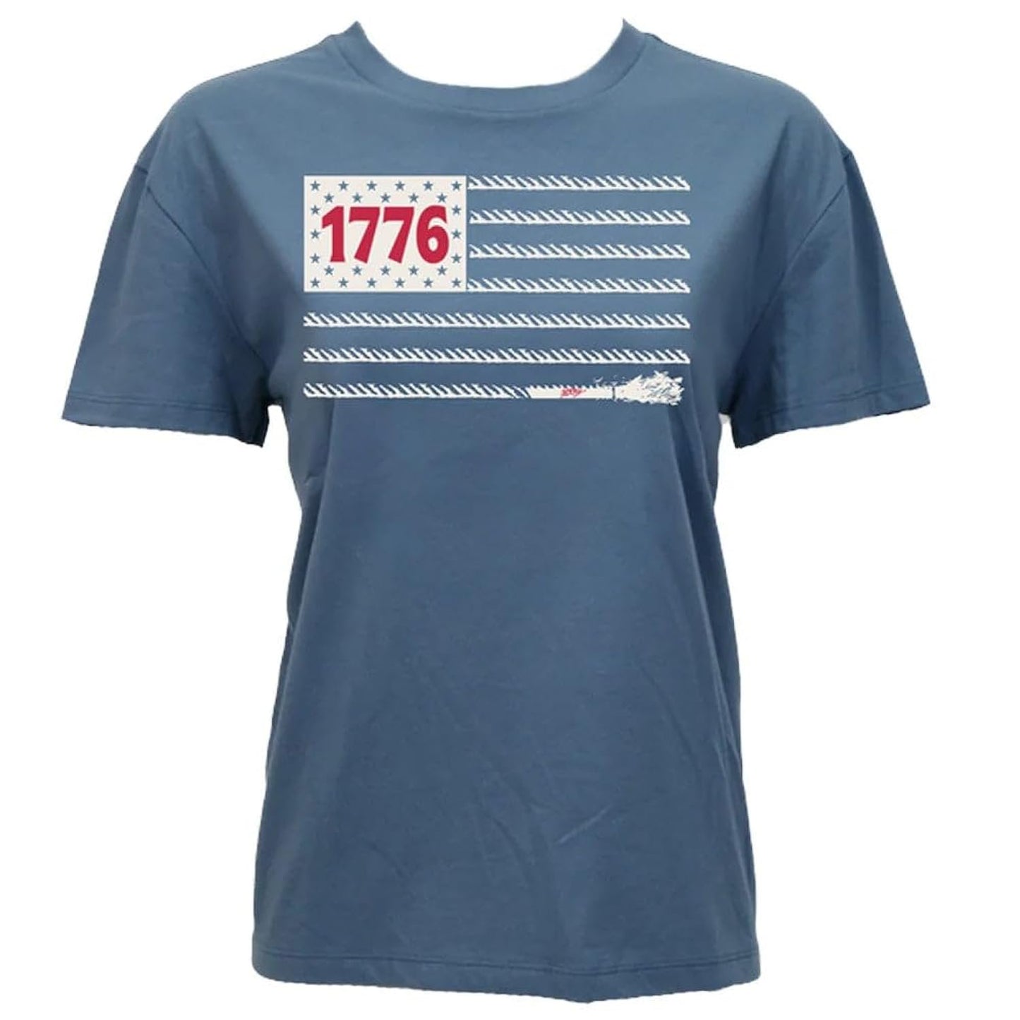patriotic-western-cowgirl-tee-front.jpg
HOOEY Women's 1776 Flag T-shirt in denim blue featuring a patriotic American flag graphic and western cowgirl style.