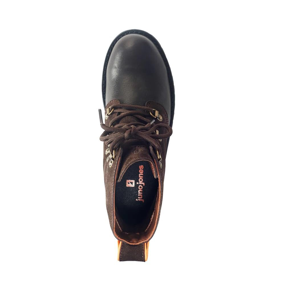Best Womens Steel Toe Work Boots EH Rated Juno Jones Hadaway Cocoa Brown