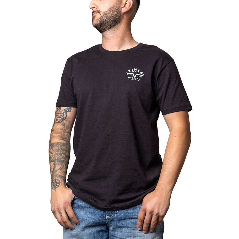 Kimes Ranch Men's Grandview T-Shirt Premium Western Graphic Tee Front View