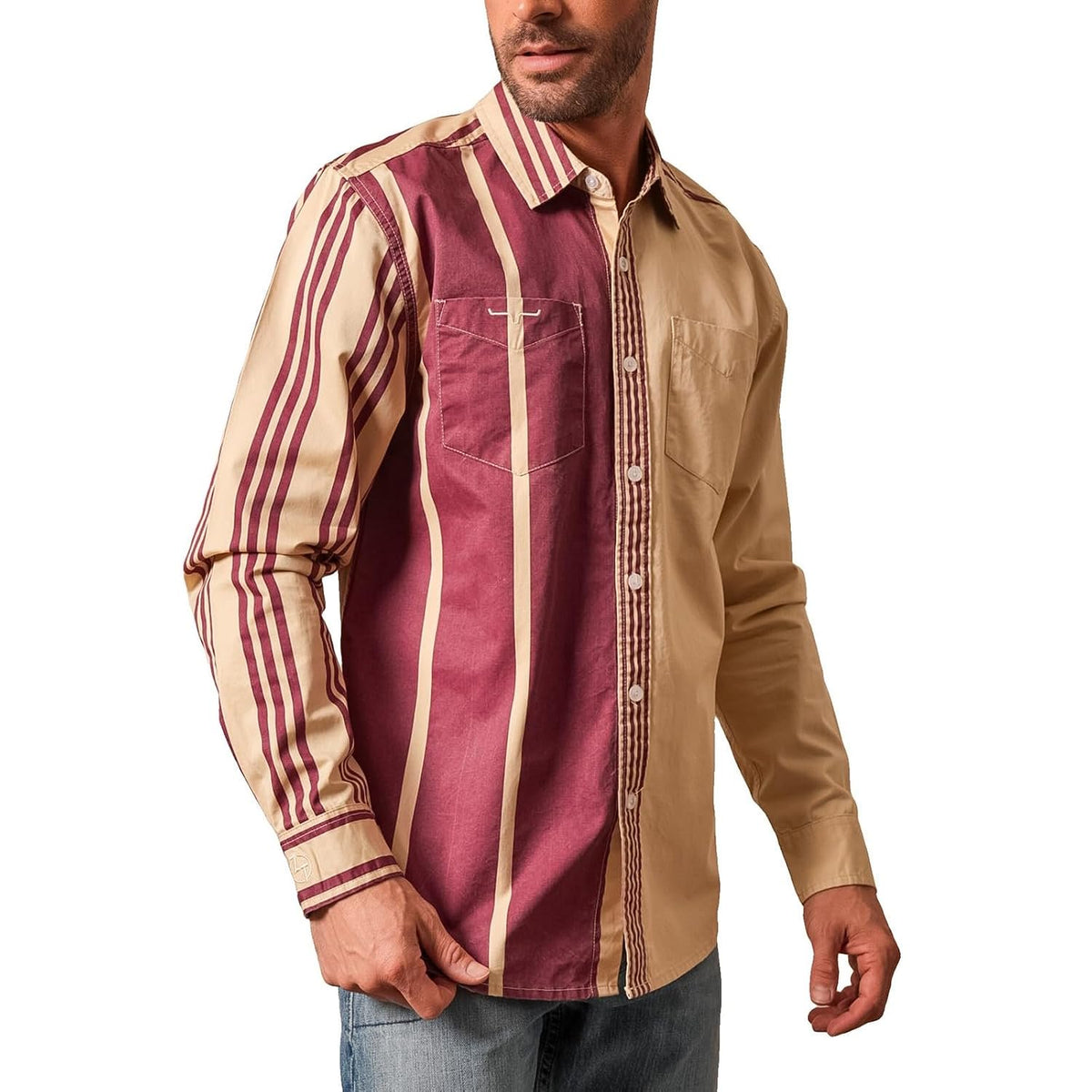 Kimes Ranch Zach Top ZT 1 Arm Bandit men's long sleeve Western dress shirt