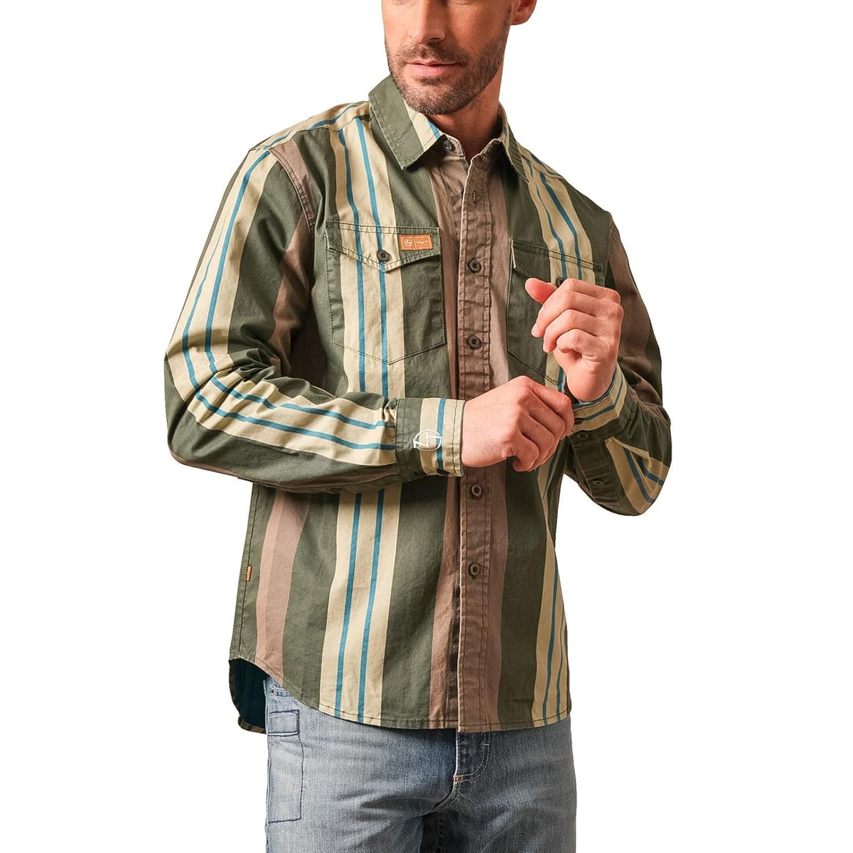 Kimes Ranch Zach Top ZT Noxx 100% cotton men's Western dress shirt