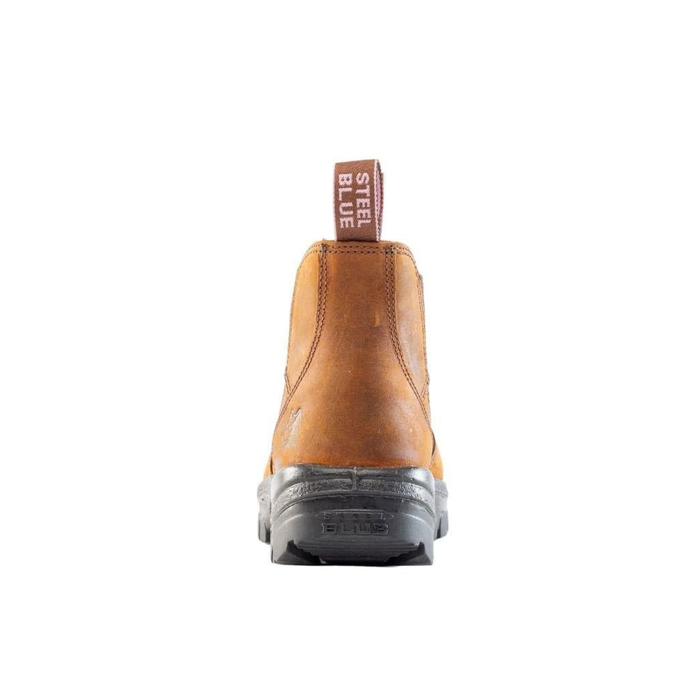 
                  
                    Back View of Steel Blue Hobart Ladies Work Boot
                  
                