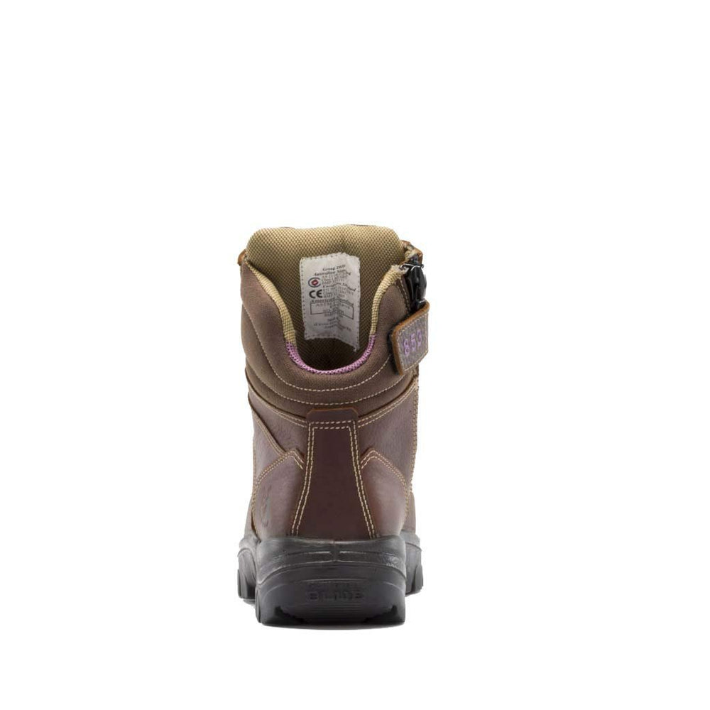 
                  
                    Back of Steel Blue Southern Cross Zip Ladies: Met / PR Midsole Work Boot in Oak
                  
                