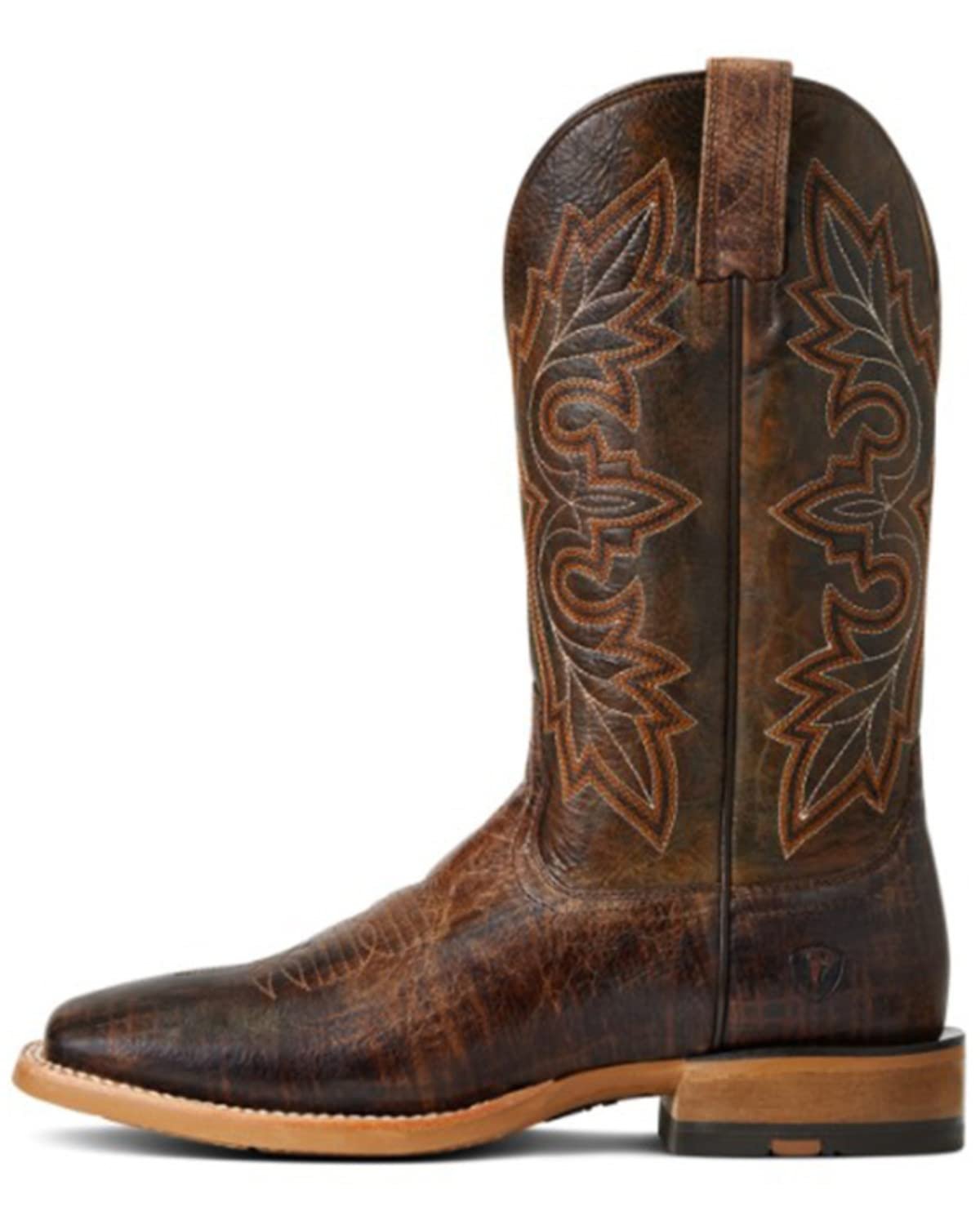 Ariat Men's Standout Leather Performance Western Boot - Broad Square Toe