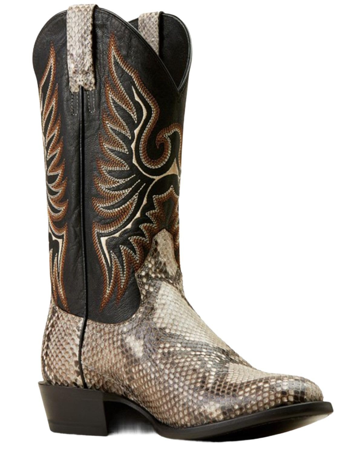 Ariat Men's Slick Exotic Python Western Boots - Round Toe