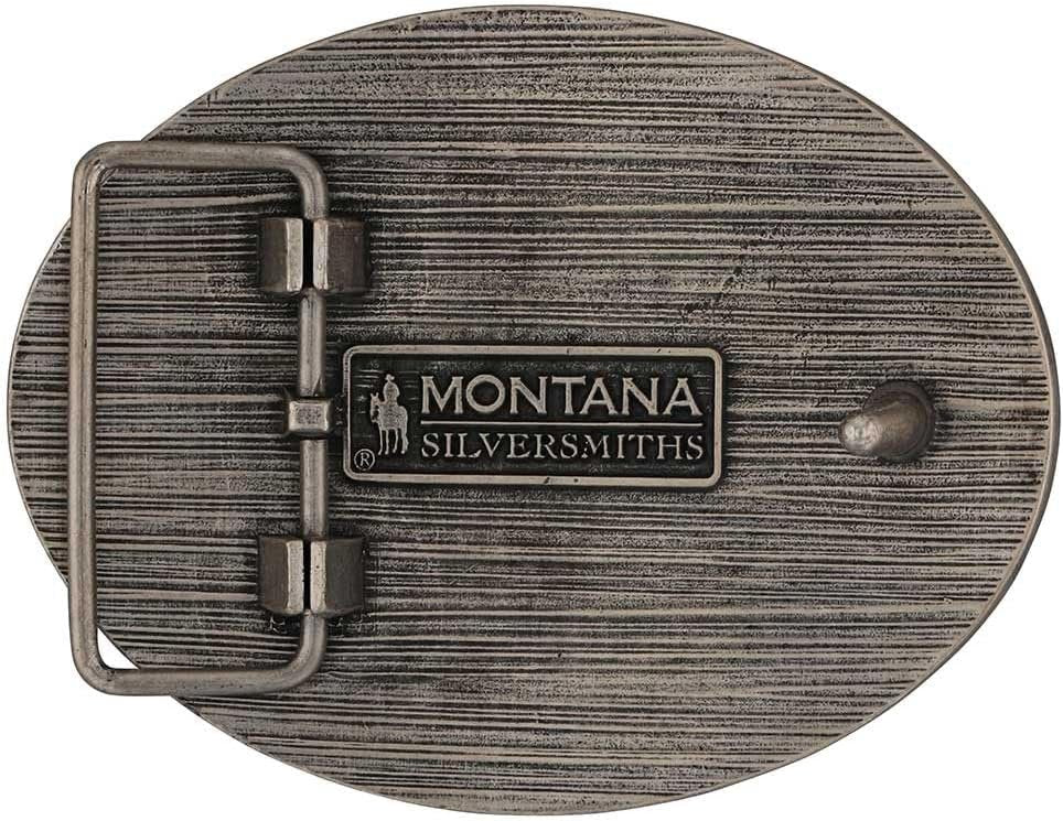 Back of Montana Silversmiths We Trust Attitude Belt Buckle