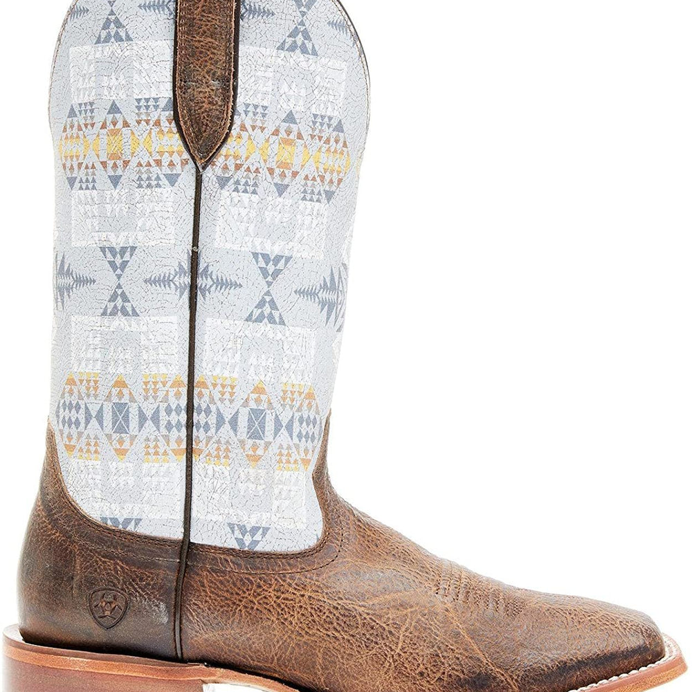
                  
                    Side Profile of Ariat Men's Circuit Proud Western Boot in Noon Brown/Arrowhead
                  
                