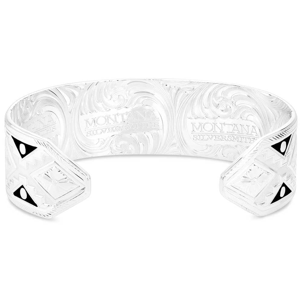 Back of Montana Silversmiths Women's Darling of the West Bracelet