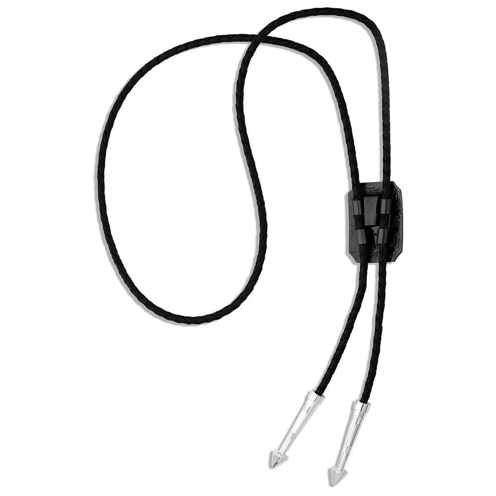 Back of Montana Silversmiths American Made Tradition Bolo Tie WIth Loop