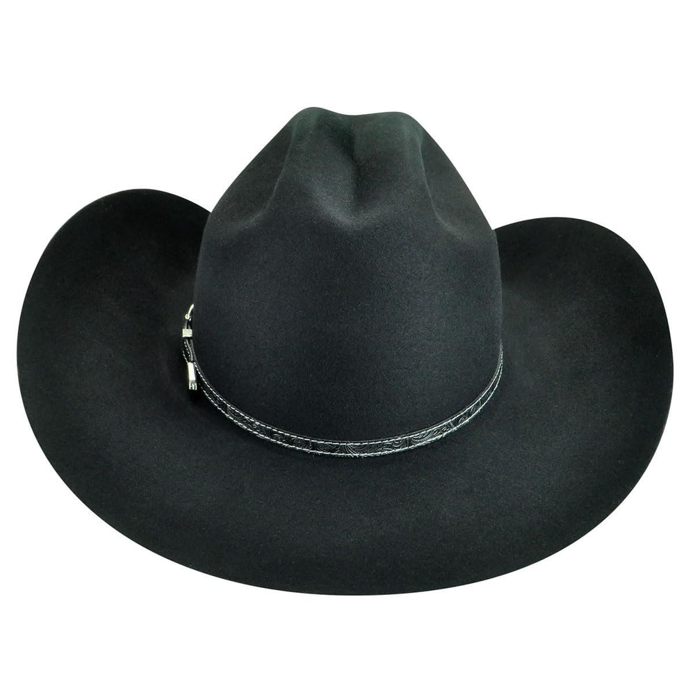 
                  
                    Front of Bailey Roderick 3X Western Hat in Black
                  
                