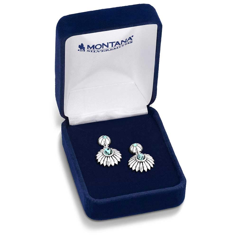 
                  
                    Montana Silversmiths Women's Heyday Blossom Turquoise Earrings
                  
                