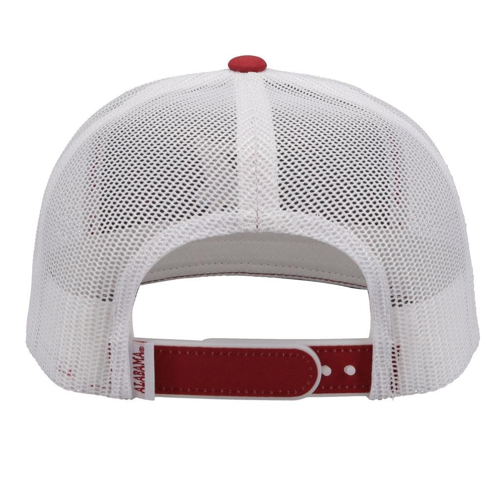 
                  
                    Back of Hooey University of Alabama Snapback Hat, Crimson/White
                  
                
