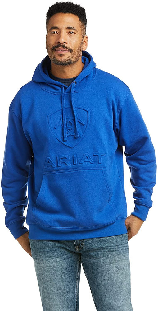 
                  
                    Ariat Logo on Blue Ariat Men's Graphic Hoodie
                  
                