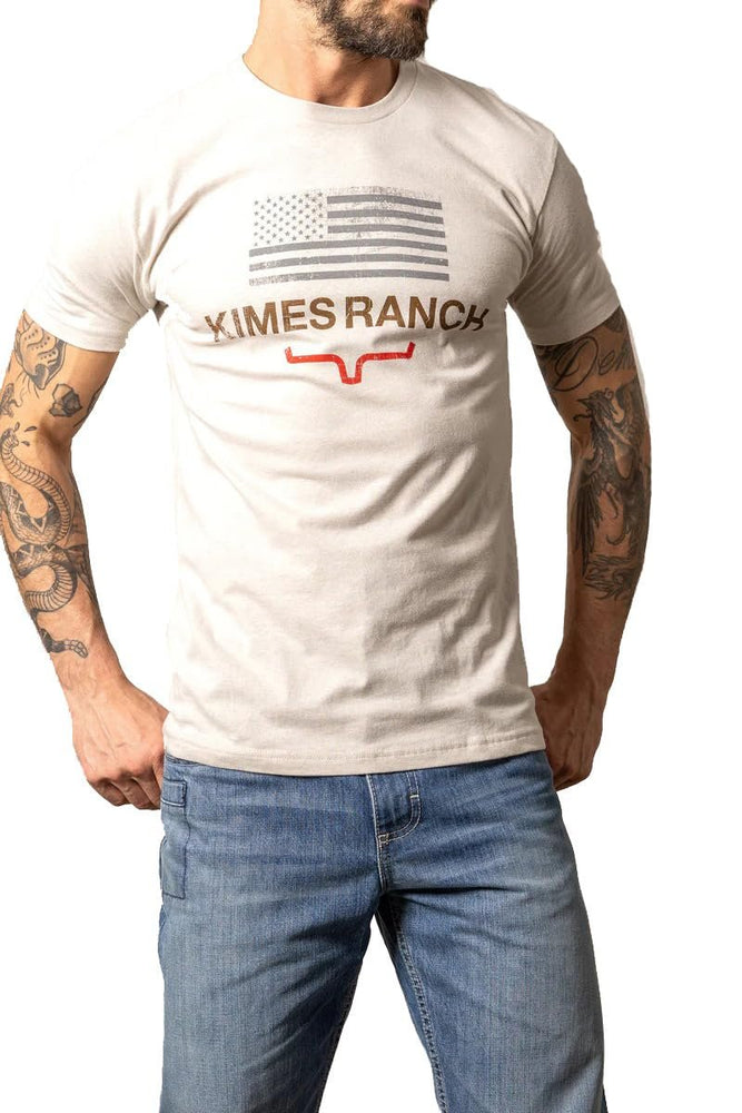 
                  
                    Kimes Ranch Men's Stability T-Shirt in Sand
                  
                