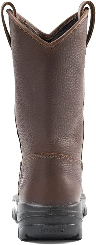 
                  
                    Back of Steel Blue Heeler TPU Pull On Steel Toe Leather Work Boot in Oak
                  
                