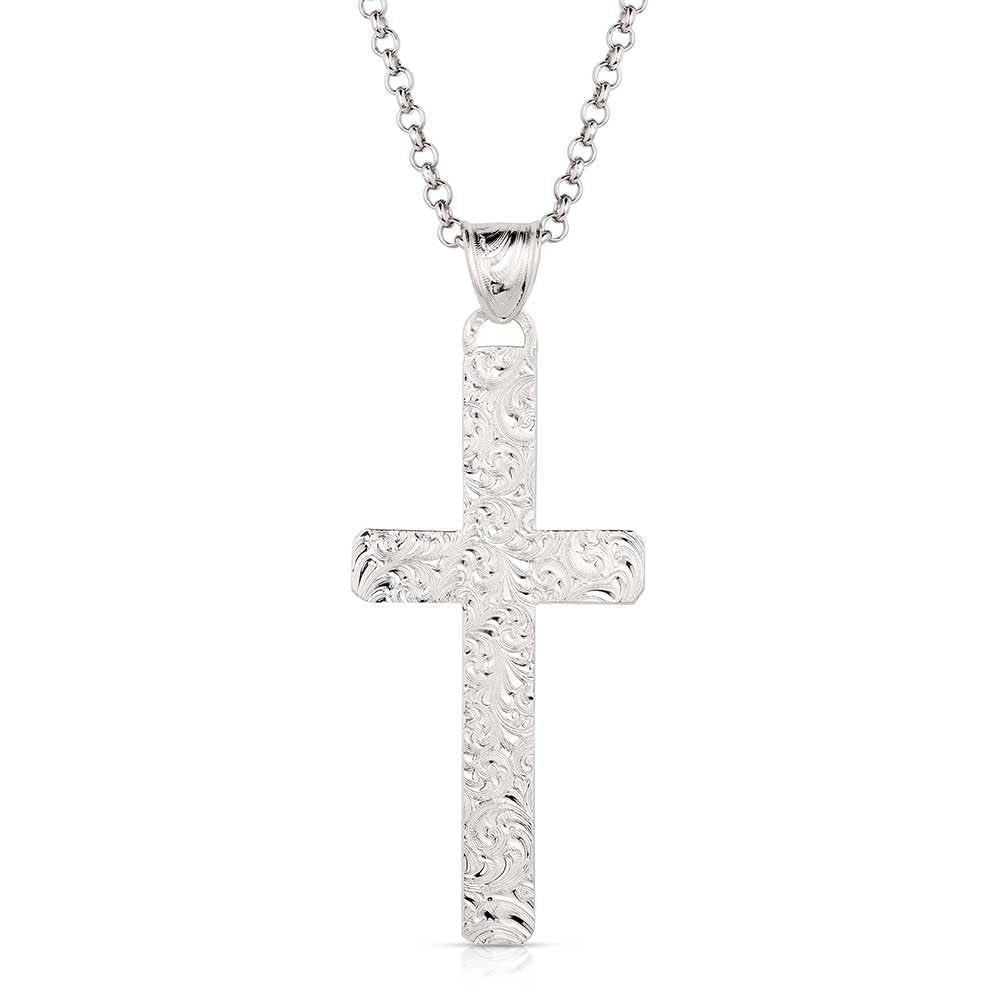 Montana Silversmiths Women's Brilliant Belief Cross Necklace