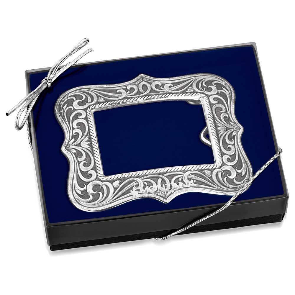 
                  
                    Montana Silversmiths Classic Montana Storyteller Buckle in Packaging
                  
                