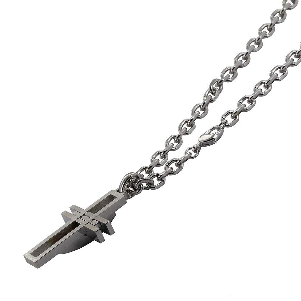
                  
                    Back Angled View of Montana Silversmiths Modern Art Cross Necklace
                  
                