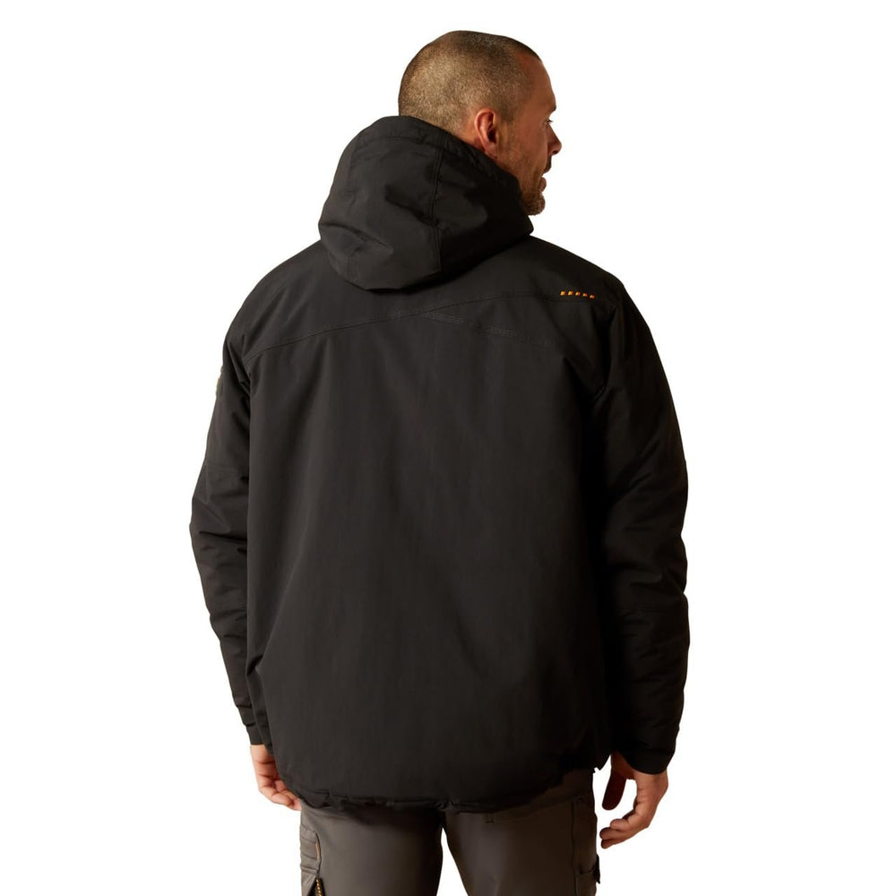 
                  
                    Back of Ariat Men's Rebar Cordura Ripstop Insulated Jacket in Black
                  
                