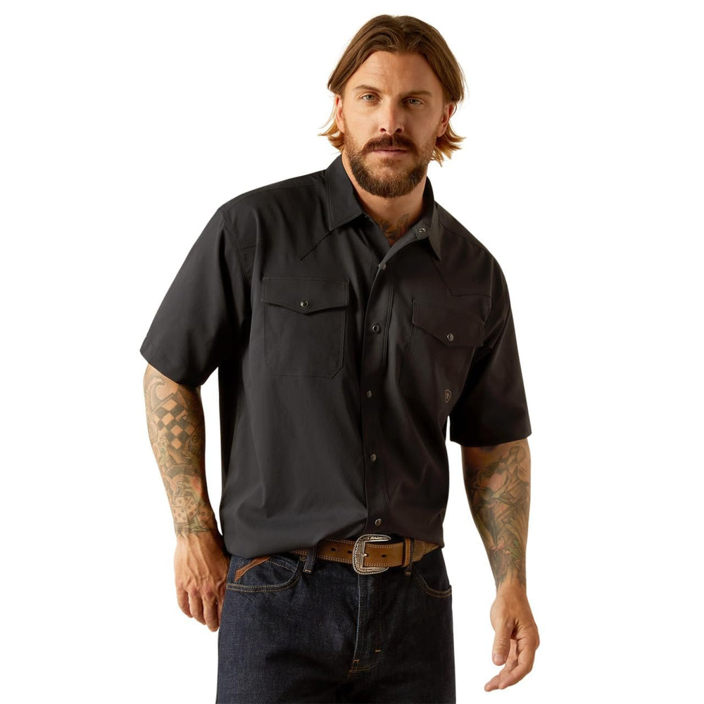 
                  
                    Ariat Men's Western VentTEK Classic Fit Shirt in Black
                  
                