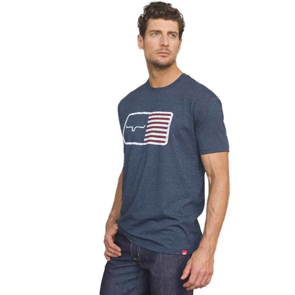 
                  
                    Kimes Ranch Men's American Trucker Short Sleeve T-Shirt, Midnight Navy
                  
                