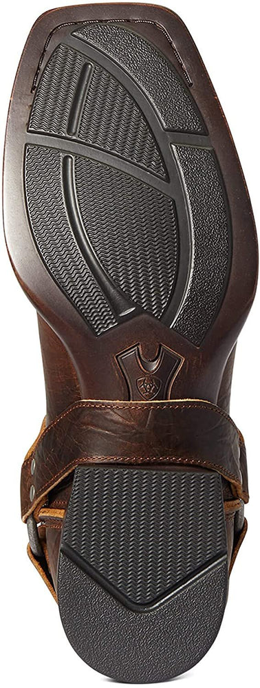 
                  
                    Outsole of Ariat Men's Harness Patriot Ultra Western Boot in Bar Top Brown
                  
                
