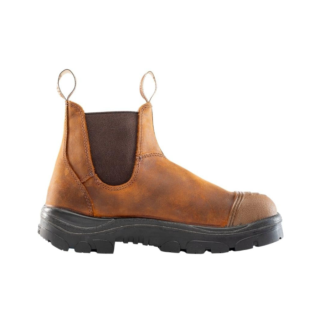 
                  
                    Side of Steel Blue Hobart: Scuff Cap Work Boot in Brown
                  
                